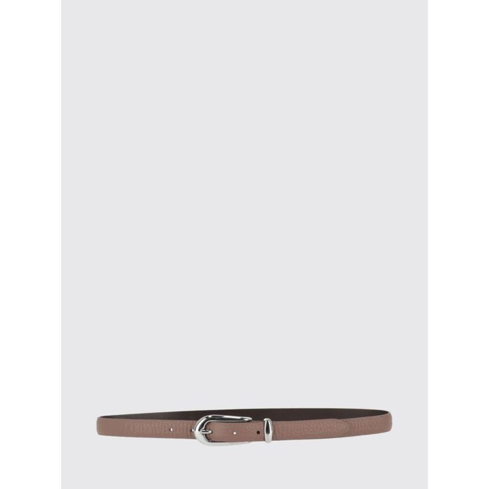 Orciani Women Adjustable Orciani Belt In Hammered Calfskin With Pin Buckle